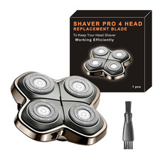 Shaver PRO 4 Head Replacement Blade Compatible with Skull Shaver Pitbull Pro for