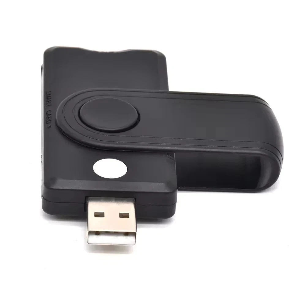 SIM Kartenleser Personalausweis Lesegerät Smart Card Reader USB Chipkartenleser - Bild 2 von 4