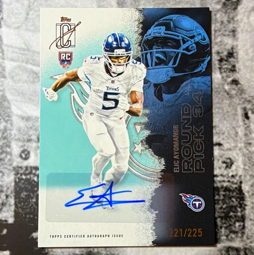 2025 Topps Signature Elic Ayomanor Rookie Class Autographs (RAW)