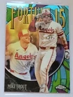 Mike Trout 2025 Topps Chrome Fortune 15 Insert Card #F15-3 Los Angeles Angels