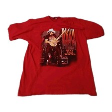 Brad Paisley Beat This Winter Red 2014 Tour Shirt Size Large NICE