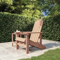 Adirondack Gartenstuhl Hdpe Braun Outdoor Sessel Terrasse Balkon