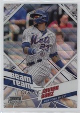 2021 Topps Stadium Club Chrome Beam Team Wave Refractor Javier Baez #BTC-24 qc6