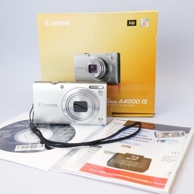 #ad Canon PowerShot A4000 IS 16MP 8x Zoom Digital Camera LENS ERROR FOR PARTS $59.99