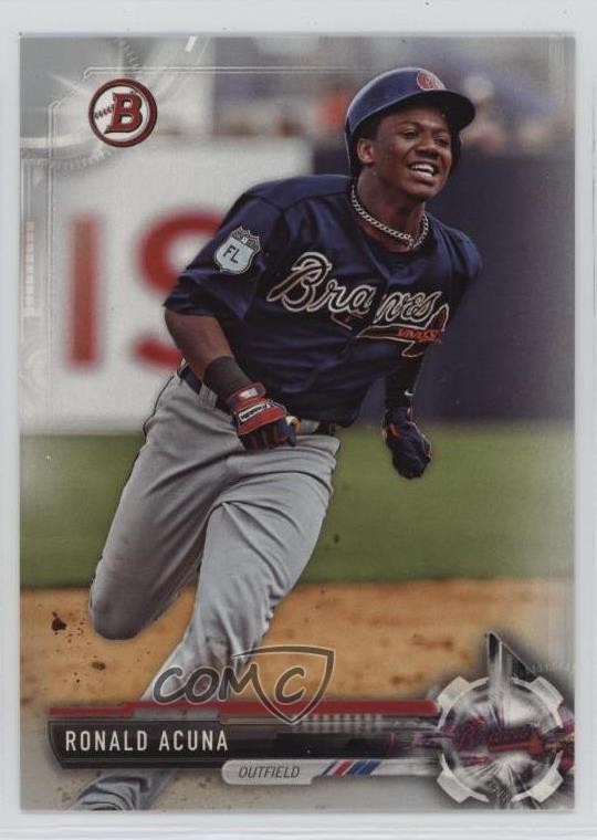 2017 Bowman Draft Silver 460/499 Ronald Acuna Jr Ronald Acuna #BD-39 14tz