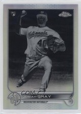 2022 Topps Chrome Negative Refractor Josiah Gray #160 1i0l