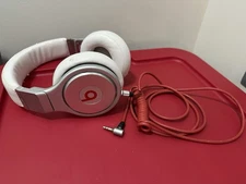 Monster Beats Pro Beats by Dr Dre Headphones White - Tested Working!