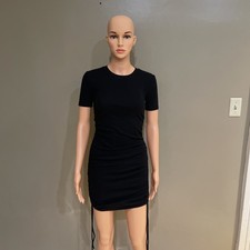 Zara Professional Work Evening Wedding Tea Party Dinner Dress Size Small Black
