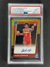 2021-22 Donruss Optic Jalen Johnson Black Gold Choice Mojo Auto RC /8 PSA 9/10
