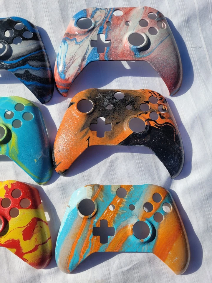 Paint Splatter Custom Made Xbox One Face Plate Lot Many Colors And Designs - Image 3 of 4