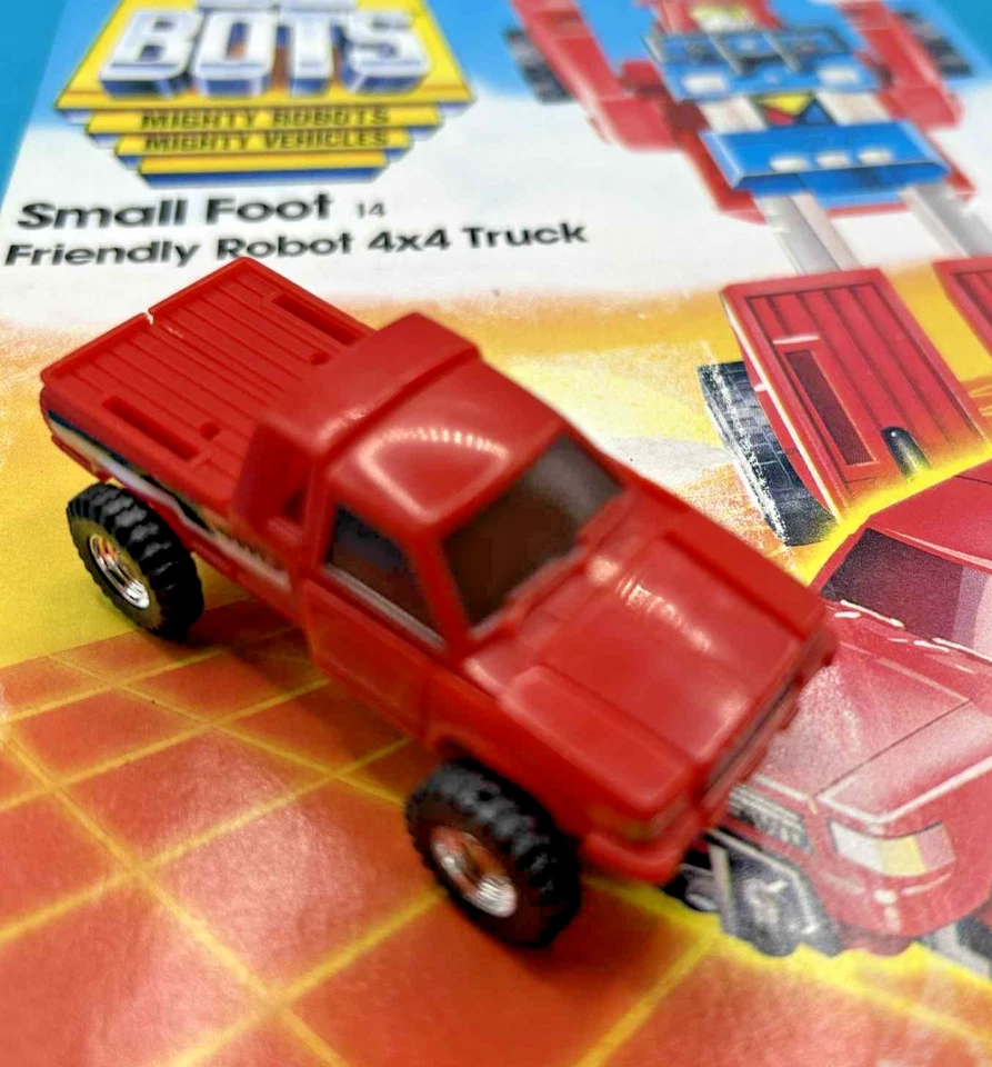 Vintage GoBots SMALL FOOT MR-35 - 1984 Full Cardback High grade - Image 2 of 3