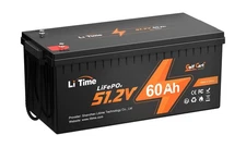 LiTime 51.2V(48V) 60Ah Lithium Golf Cart Battery, Built-in 120A BMS, 15000 Cy...
