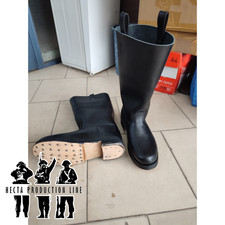 German WW2 Marching Boots Black Marschstiefel M39 Jackboots, No need to pay duty