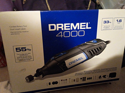 Dremel 4000 Corded Rotary Tool Kit w/ 55 Accessories & 1 Attachment