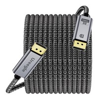 8K DisplayPort Cable 1.4, Display Port Cable 12ft, 8K 60Hz, 4K 144Hz, 2K 240H...
