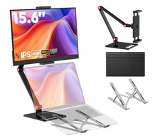 15.6  Portable Monitor with Adjustable Stand, 1080P FHD IPS Screen ... Fas