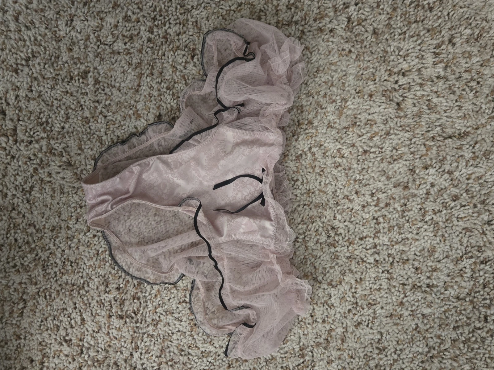 UNDERCOVER Victorias Secret rosa raso bustier chemise abito slip 36D fata stravagante