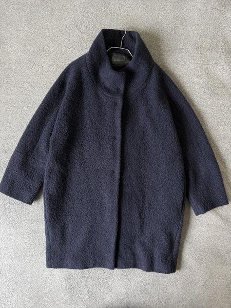 Women Antonelli Coat Navy Alpaca 42 / XL / 50