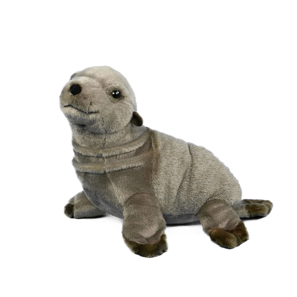 TEDDYS ROTHENBURG Kuscheltier Robbe graubraun 30 cm Plüschrobbe