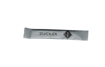 Zuckerpäckchen Zucker Tütchen (voll)  f Sammler: rioba