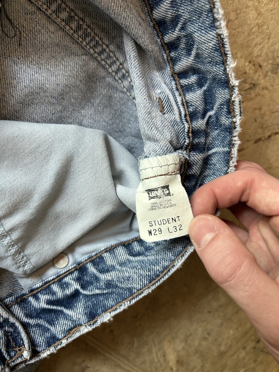 Levi's Silvertab Massive Wide-Leg Light Blue Distressed Denim