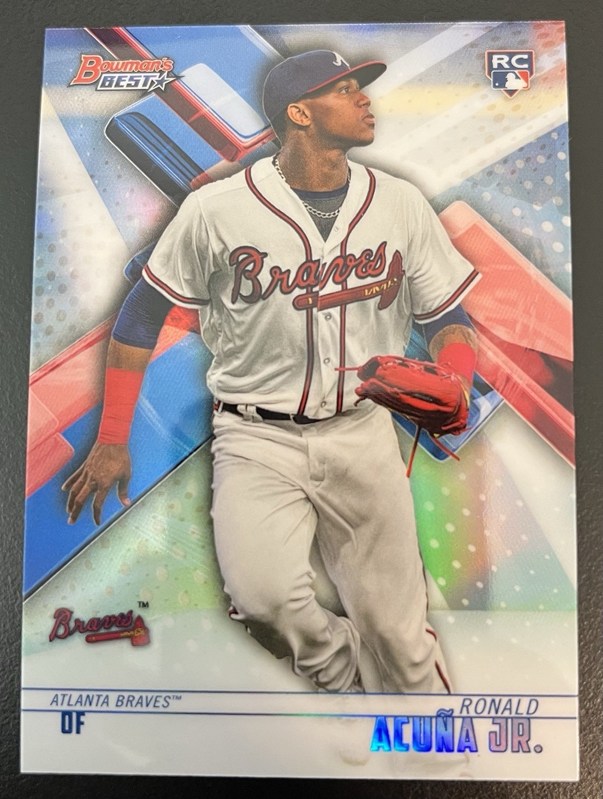 2018 Bowman’s Best - Ronald Acuna Jr. - Rookie Refractor 