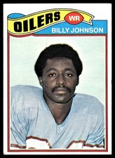 1977 Topps Ex A12 Billy Johnson Houston Oilers #59