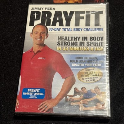 Prayfit, Pray Fit, 33-Day Total Body Challenge, DVD, 2011, New/Sealed Jimmy Pena