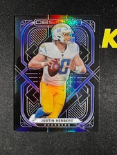 JUSTIN HERBERT- 2021 Panini Obsidian - Los Angeles Chargers - Purple # /100