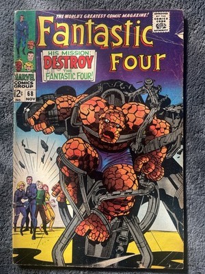 Fantastic Four #68 (1967)   Silver Age - Stan Lee / Jack Kirby  - Marvel