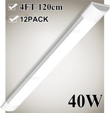 12 PACK 4FT LED SHOP LIGHT 6500K Daylight Fixture LED Ceiling Lights Garage Lamp