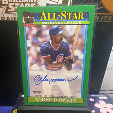 Topps 2026 Series 2 Andre Dawson 1991 All-Star Autos Green Foil #91AS-AD /99