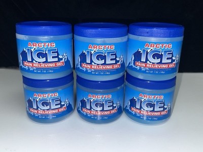 6 PACK--ARCTIC ICE Pain Relieving Gel Fast Acting Cooling Formula 7oz