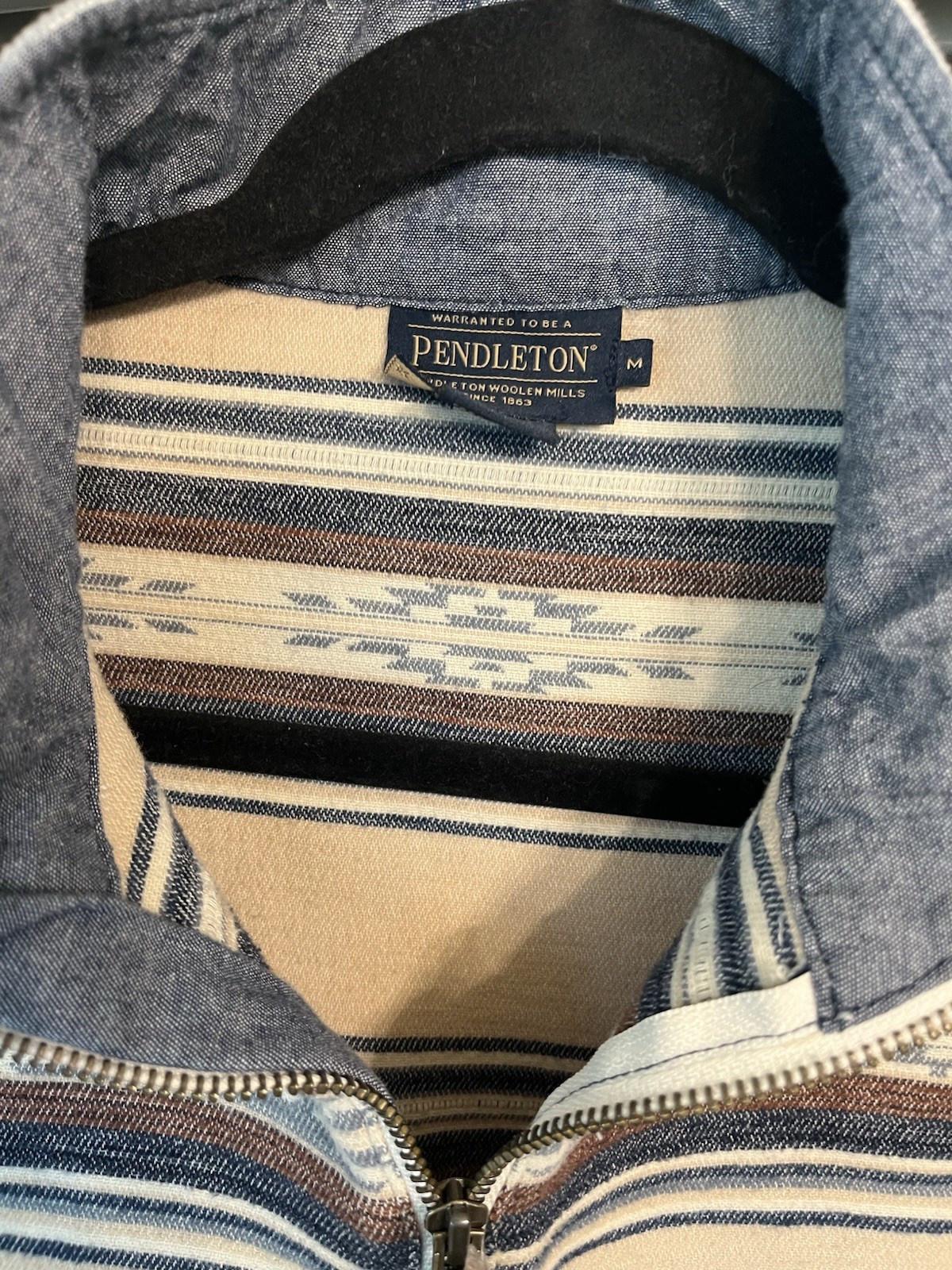 Pendleton Women’s Half Zip Pullover Size Medium 1… - image 2