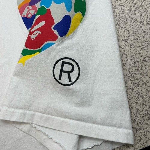 BAPE A Bathing Ape Side Big Ape Head Tshirt Size M Single Stitch - Afbeelding 5 van 13