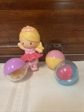 Fisher Price Twirlin' Princesa Carruaje Juguete Piezas de Repuesto Princesa y Pelota