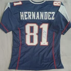 New ListingAaron Hernandez Autographed Football Custom Jersey PC Authenticated