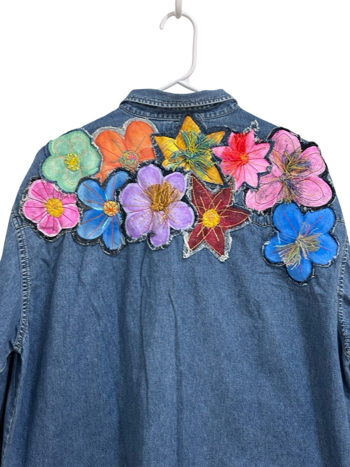 RARE! Free People Levis Rialto Jean Project The Brin Denim Shirt XL Slouchy NWT! image 5