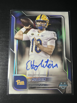 Eli Holstein 2025 Bowman U Chrome #BCA-EHO White Refractor Auto /15 Rookie RC 