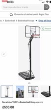 KIPSTA B700 PRO Basketball Hoop New with Box and Instructions Unused