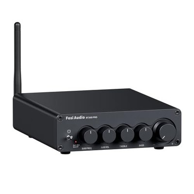  Bluetooth Subwoofer Amplifier 2.1, BT30D Pro Subwoofer Amp with TPA3255 Chips 