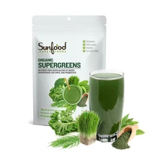Sunfood Supergreens - Greens Superfood Powder, Super Greens Powder,... Fast Ship