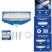 Durable Mini Split Cleaning Bag with Overspray Guards - Ideal for 27in - 39in