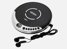Jensen Portable CD Player with Bass Boost, Silver - Free Shipping