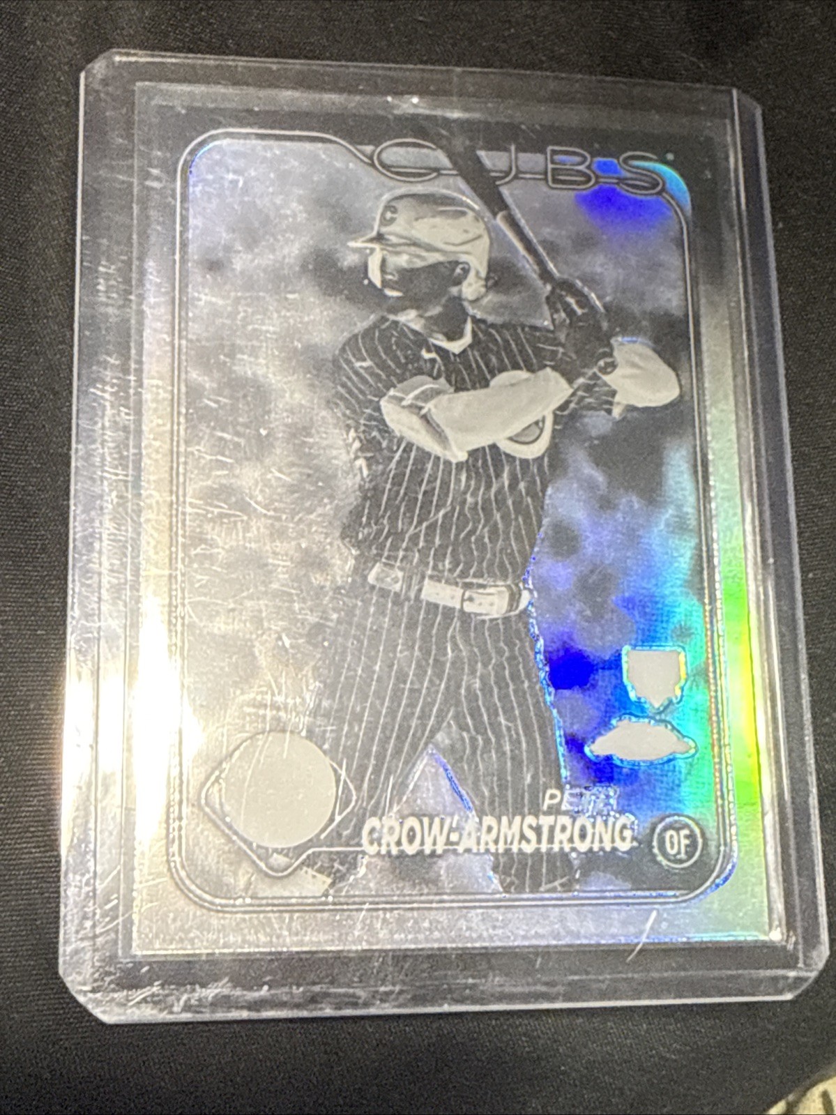 2024 Topps Chrome - Pete Crow-Armstrong #16 Negative Refractor (RC)