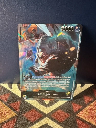 One Piece Royal Blood Trafalgar Law OP10-022 Parallel Alt Art Leader NM