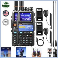 Handheld Ham Radio with Voice Operated Transmission and Programming Cable