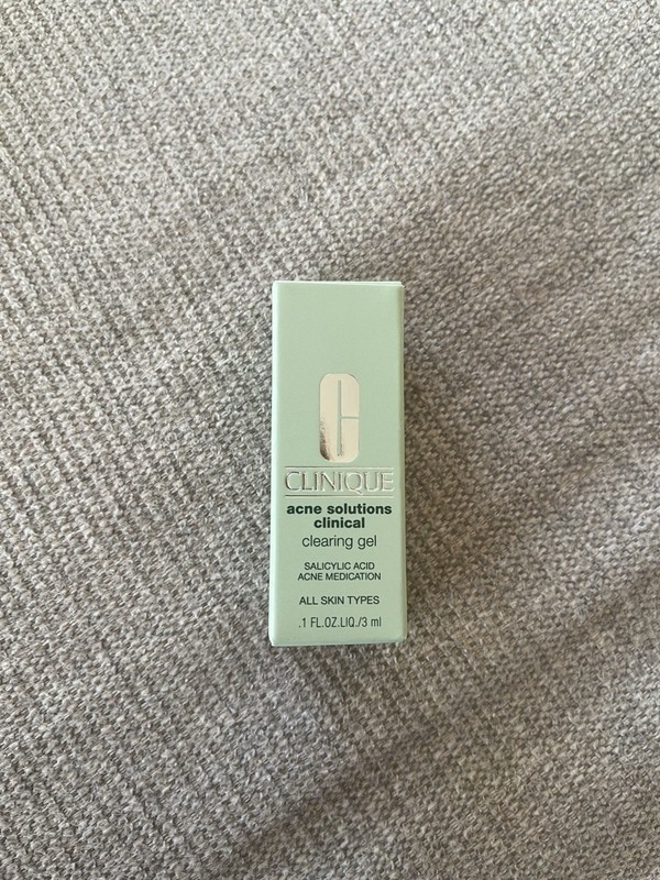 NIB CLINIQUE Acne Solutions Clinical Clearing Salicylic Acid Gel 0.1oz /3ml