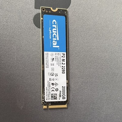 新品 crucial P2 2000GB NVMe M.2 SSD 2TB Crucial P2 2TB Solid State Drive, 3D NAND NVMe PCIe M.2 SSD, Up to
