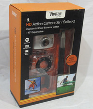 Vivitar HD Action Camcorder / Selfie Kit - NEW, never opened.